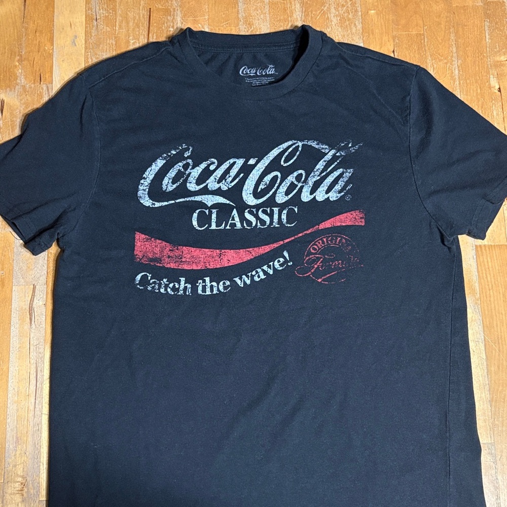 Coca Cola Classic Black and Red Tee